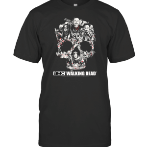 The Walking Dead Negan Skull Montage T-Shirt