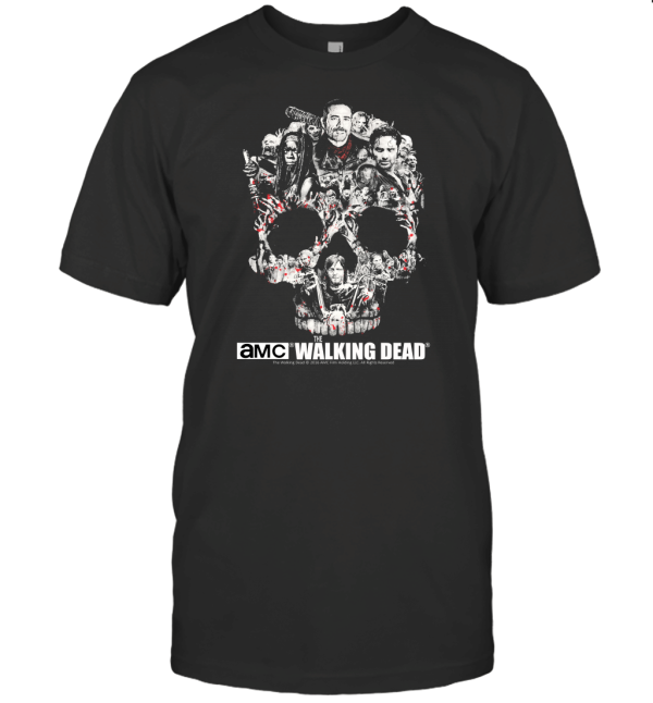 The Walking Dead Negan Skull Montage T-Shirt