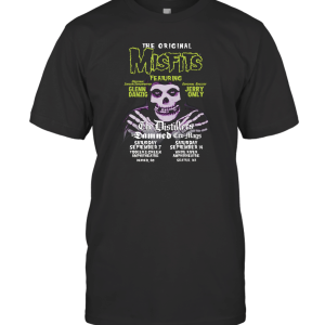 The MISFITS Tour Seattle Live Dates Sap T-Shirt