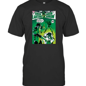 The Green Lantern vs Green Arrow Comic Strip T-Shirt