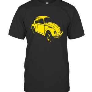 VW Beetle Classic Yellow Bug Retro Volkswagen T-Shirt