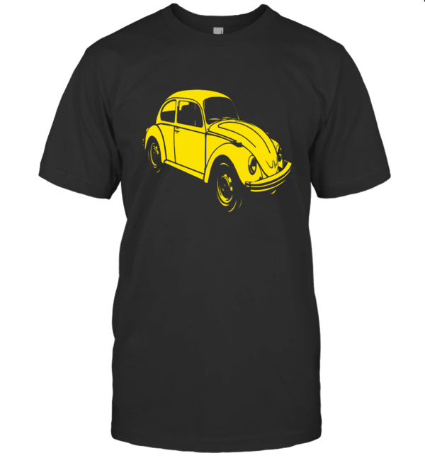 VW Beetle Classic Yellow Bug Retro Volkswagen T-Shirt