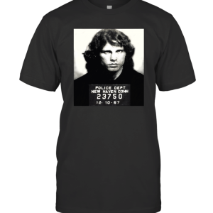 Vtg. Jim Morrison Mugshot T-Shirt
