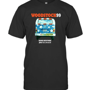 Woodstock 99 VW Van Set List T-Shirt