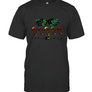 VTG Dennis Rodman Chicago Bulls 1996 MTV World Tour T-Shirt