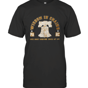 WISDOM IN CHAINS MEN'S HARDCORE SAVED MY LIFE T-Shirt