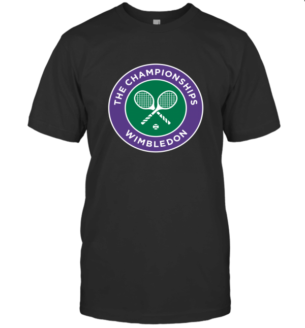 Wimbledon Championships Four Grand Slam Tennis Tournament Logo T-Shirt