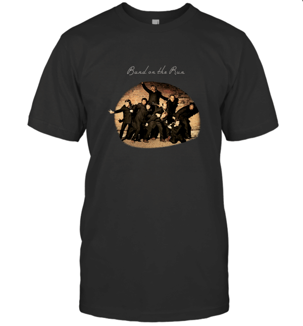 WINGS Paul Mccartney Band On The Run T-Shirt