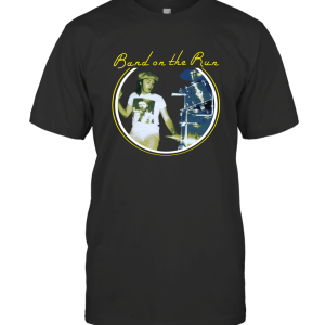 Wings Band On The Run Logo Official T-Shirt