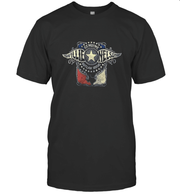 Willie Nelson Outlaw Wings T-Shirt