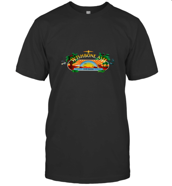 Wishbone Ash shirt Live Dates British rock band T-Shirt
