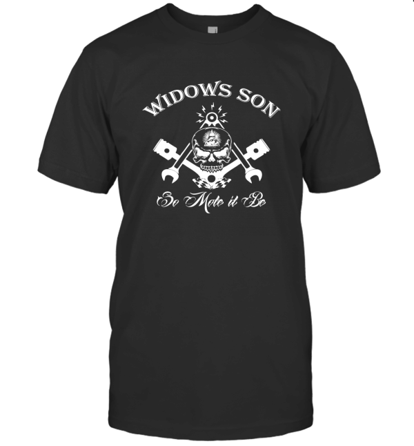 Widows Son Masonic BLACK T-Shirt