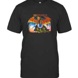 90s Bon Jovi Dragon europe tour anytime anywhere vintage band T-Shirt