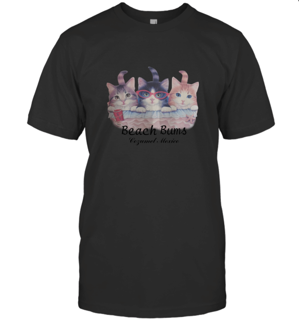 90s Cat Beach Bums Tee T-Shirt