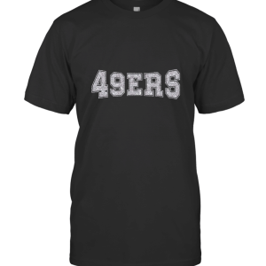 49ERS OFF SHOULDER RAW EDGE T-Shirt
