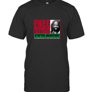 90s Free Mumia Abu Jamal Political Prisoner T-Shirt