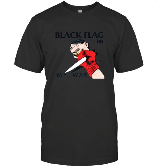 90s Black Flag My War Punk T-Shirt