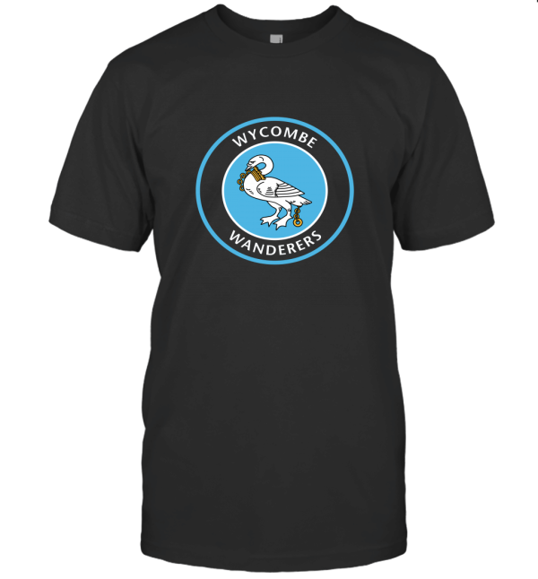 Wycombe Wanderers Mans logo T-Shirt