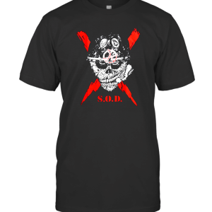 Stormtroopers of Death (S.O.D) 'Scrawled Lightning T-Shirt