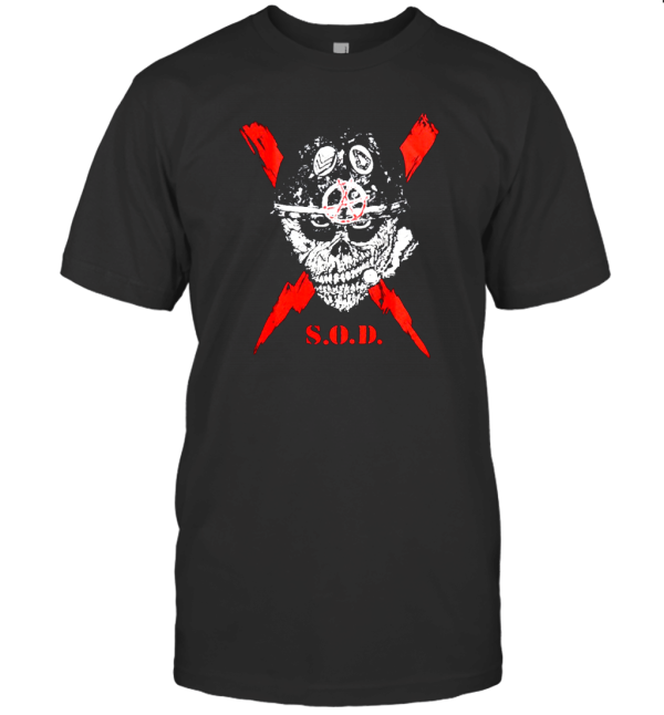 Stormtroopers of Death (S.O.D) 'Scrawled Lightning T-Shirt