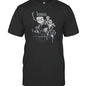 The Boondocks Character Cast Fighting Collage T-Shirt