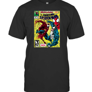 The Amazing Spider Man Venom Maximum Carnage Comic Book Cover T-Shirt