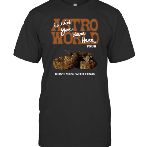 Texas Travis Scott Tour T shirt Astroworld Tour T-Shirt