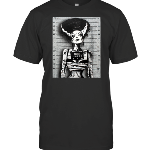 Tees geek Bride of Frankenstein Mugshot T-Shirt