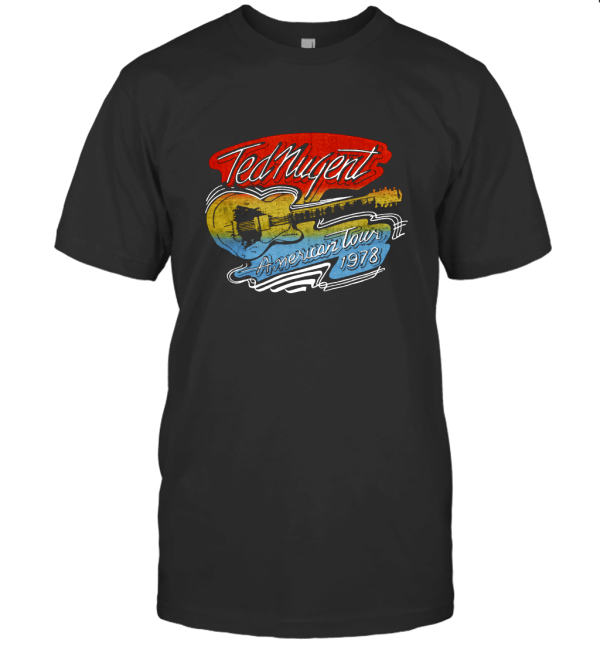 TED NUGENT 1978 Concert American Tour 70's TS T-Shirt