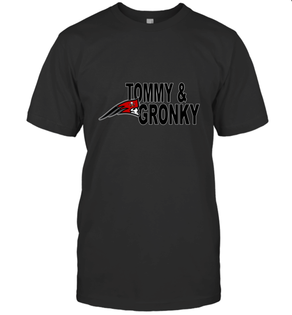 TAMPA BRADY GRONKANEERS BLACK T-Shirt