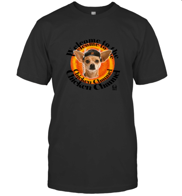 Taco Bell Chicken Channel T Shirt 90s Taco Bell T-Shirt