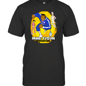SUNRAIN Women's Mike Tyson Mysteries Cartoon T-Shirt