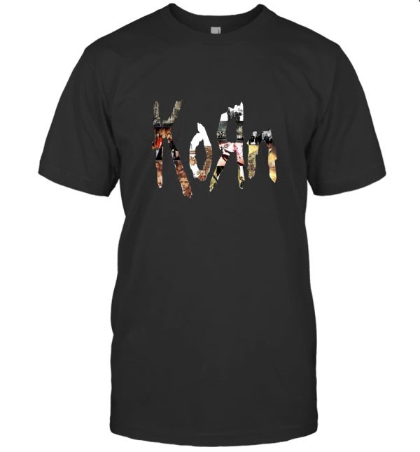 SUNRAIN Korn Band Collage T-Shirt