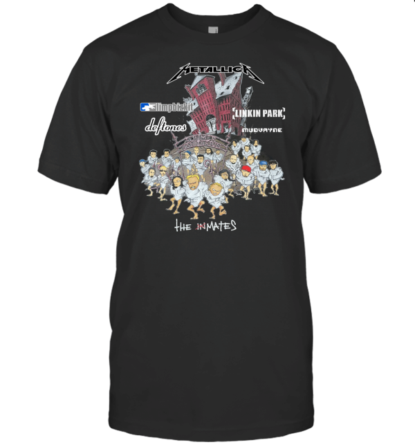 Summer Sanitarium Tour Metallica Limp Bizkit Linkin Park Deftones Mudvayne T-Shirt