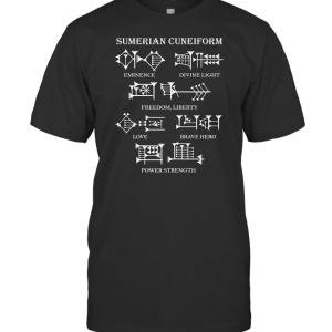 Sumerian Cuneiform Script Writing T-Shirt