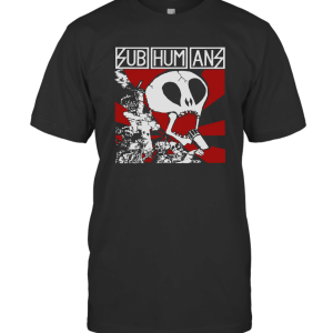 Subhumans English Punk Rock Band Tour T-Shirt