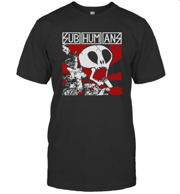 Subhumans English Punk Rock Band Tour T-Shirt