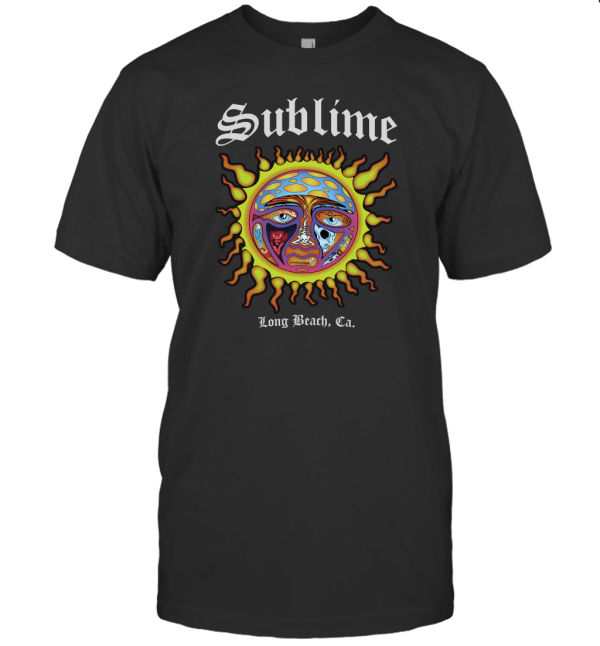 Sublime FEA Logo Stamp Sun Long Beach CA T-Shirt