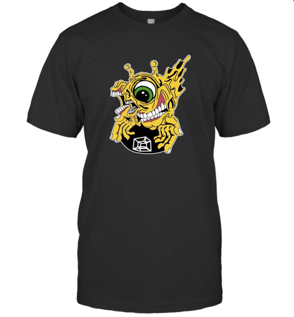 Subtronics x Aaron Brooks Yellow Cyclops Enamel T-Shirt