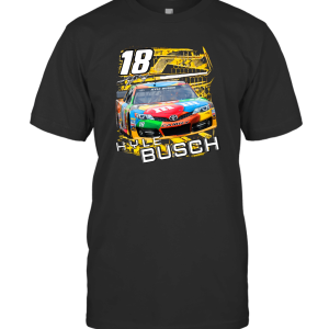 Style Oversized 2 Sided Brown Big Print Kyle Busch #18 M T-Shirt