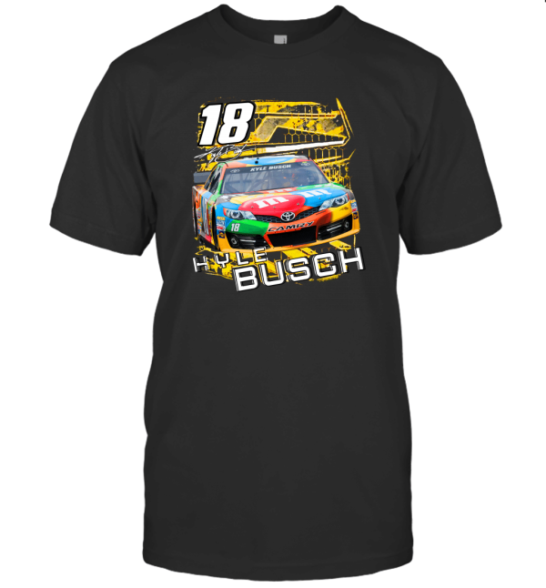 Style Oversized 2 Sided Brown Big Print Kyle Busch #18 M T-Shirt