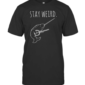 Stay Weird Narwhal Playing The Banjo T-Shirt