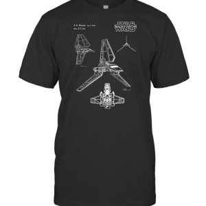 STAR WARS IMPERIAL SHUTTLE PATENT T-Shirt