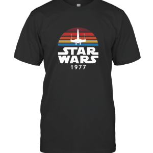 Star Wars 1977 Logo Rainbow Sun T-Shirt