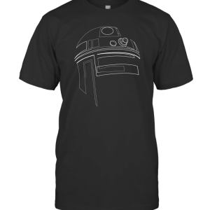 Star Wars Men's R2 D2 Outline T-Shirt