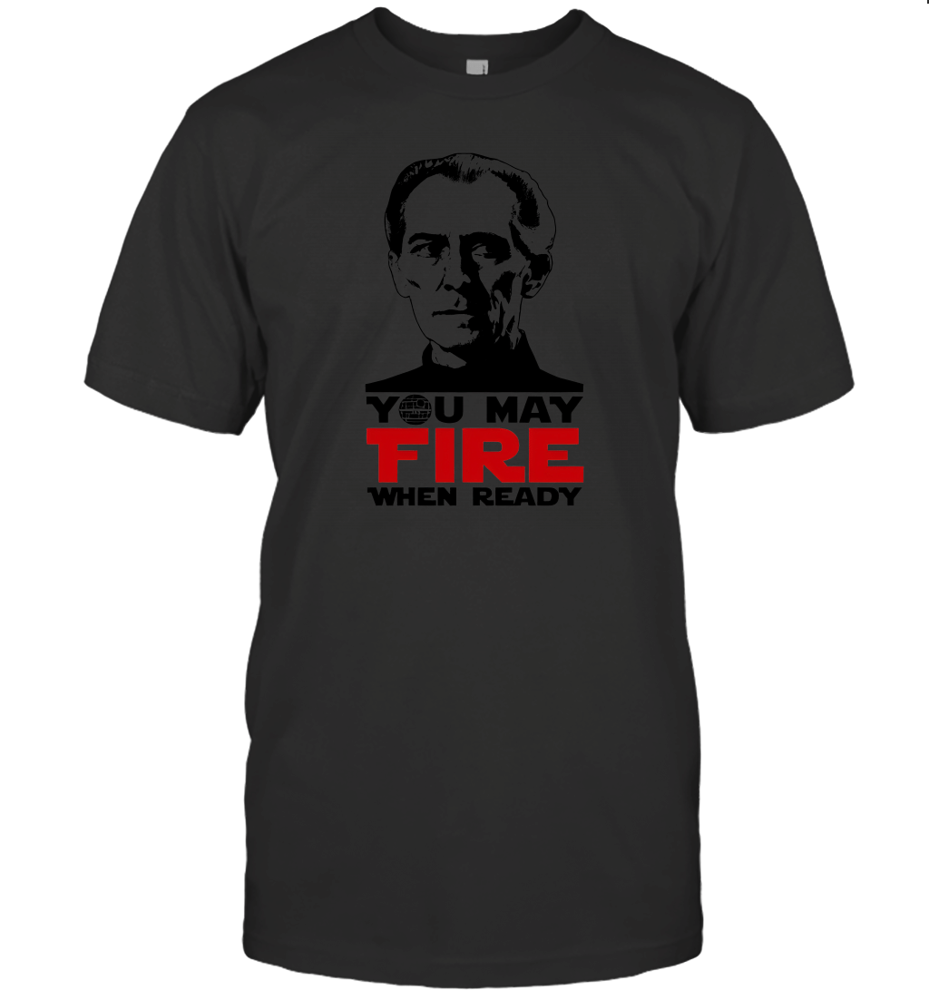 Star Wars Peter Cushing Fire When Ready T-Shirt