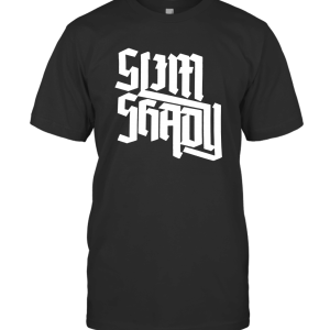 Slim Shady Letter Script Logo T-Shirt