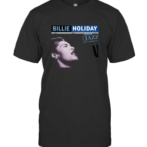 Singer Billie Holiday Digital Graphic T-Shirt