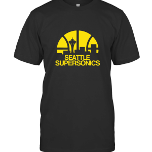 Seattle Supersonics Basketball Casual T-Shirt
