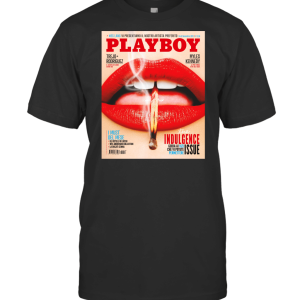 PLAYBOY SMOKING LIPS MAGAZINE COVER INSPIRED PREMIUM BOX T-Shirt